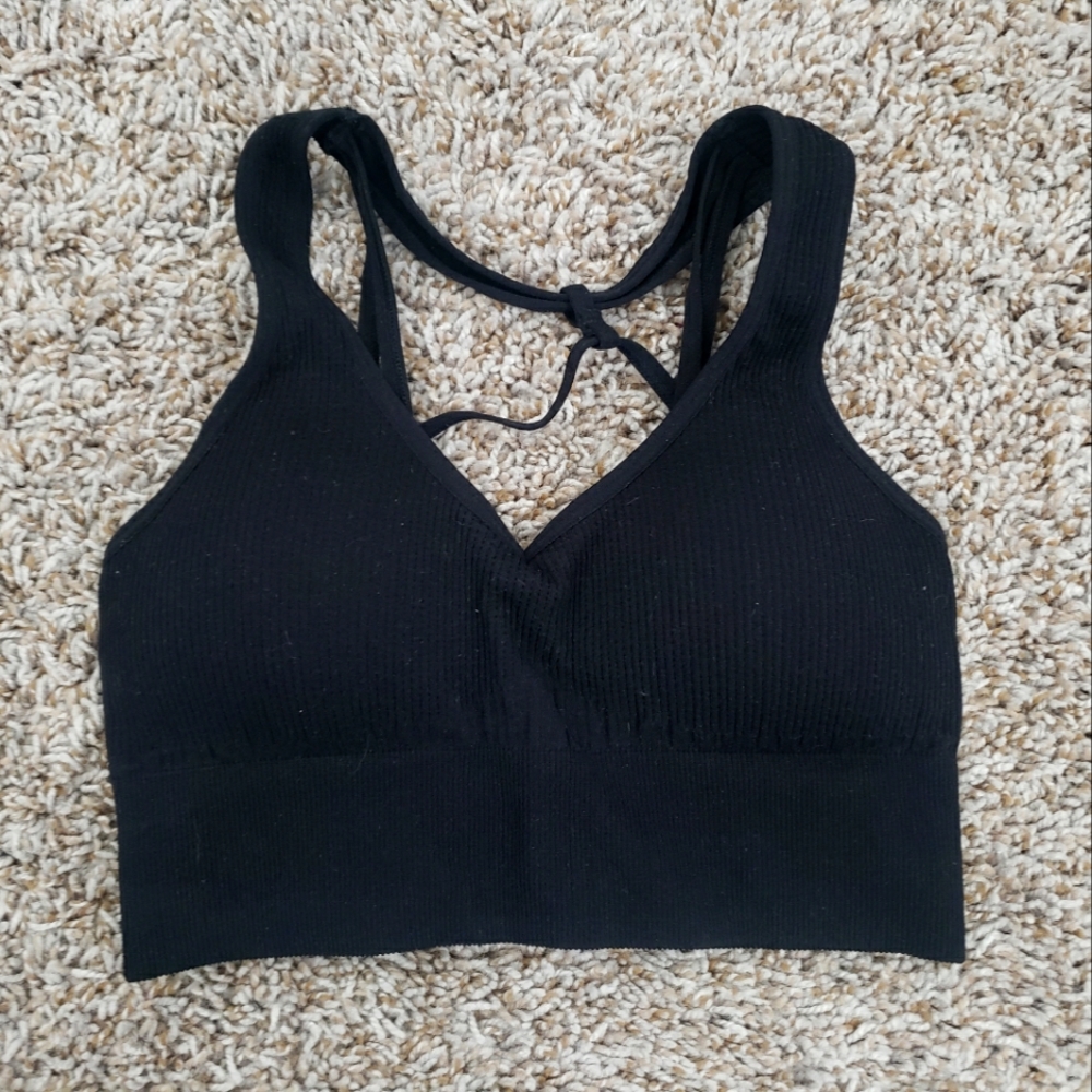 NVGTN Black Galaxy Sports Bra Small